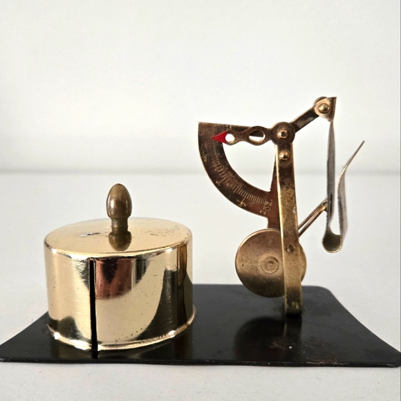 Vintage | Office | Vtg Mid Century Modern 7s Brass Postage Stamp Roll ...